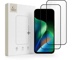 GRŪDINTAS STIKLAS Tech-Protect GLASS FIT+ 2-PACK XIAOMI REDMI 17 4G / 5G Juodas