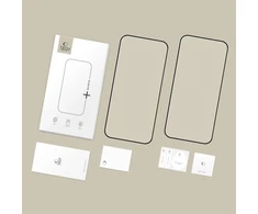 Grūdintas stiklas Tech-Protect Glass Fit+ 2 vnt. Xiaomi 17T juodos spalvos
