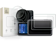 GRŪDINTAS STIKLAS TECH-PROTECT GLASS FIT+ 2-SET DJI OSMO ACTION 6 CLEAR
