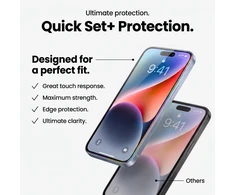 GRŪDINTAS STIKLAS Tech-Protect QUICK SET+ 2-PACK GOOGLE PIXEL 9 PRO XL / 10 PRO XL / 11 PRO XL SKAIDRUS