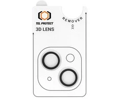 Grūdintas stiklas Tel Protect 3D Lens skirtas Apple iPhone 14/14 Plus skaidrus (objektyvui 2 vnt)
