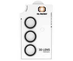 Grūdintas stiklas Tel Protect 3D Lens skirtas Samsung Galaxy S25 skaidrus (objektyvui 3 vnt)