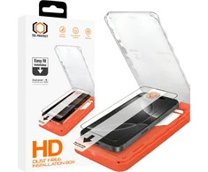 Grūdintas stiklas Tel Protect Dust-Free Easy Fit HD Titan skirtas Apple iPhone 15 Pro juodas