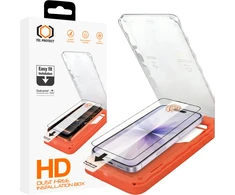 Grūdintas stiklas Tel Protect Dust-Free Easy Fit HD Titan skirtas Apple iPhone 16 Pro/17 juodas