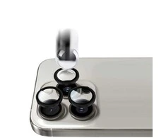 Apsauginis stiklas Tel Protect Titanium Lens 99% AR į aparat skirtas Apple iPhone 15/15 Plus juodas (objektyvui 2 vnt)