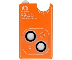 Apsauginis stiklas Tel Protect Titanium Lens 99% AR į aparat skirtas Apple iPhone 14/14 Plus/16e transparent (2 vnt)