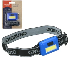 Grundig Turistinė LED COB priekinė lemputė mėlyna