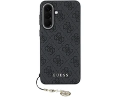Guess 4G Charm dėklas skirtas Samsung Galaxy A57 juodos spalvos