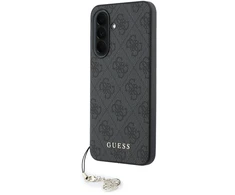 Guess 4G Charm dėklas skirtas Samsung Galaxy A37 juodos spalvos