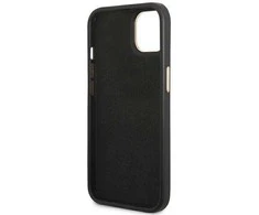 Dėklas Karl Lagerfeld GUESS GUHCP14MHGCRHK IPHONE 14 PLUS / 15 PLUS 6.7 "Juodas / Juodas HARDCASE CROCO COLLECTION