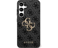 Guess Big 4G Classic Logo dėklas skirtas Samsung Galaxy S25 FE juodos spalvos
