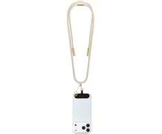 Guess Crossbody virvelė 4G Charm su įkrovimo kabeliu USB-C/USB-C rusvai gelsvas
