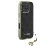 Guess GUHCP16XGF4GGR Apple iPhone 16 Pro Max 6.9" dėklas telefonui juodos spalvos 4G Charms Collection