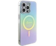 GUESS GUHMP15LHITSQ IPHONE 15 PRO 6.1 "TURKIO SPALVOS / TURKIO SPALVOS KIETAS DĖKLAS IML IRIDESCENT MAGSAFE