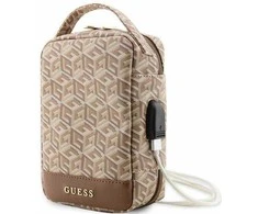 Guess krepšys GCube Stripes (GUHBHGCFSEW) rudos spalvos
