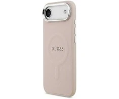 Guess PU Saffiano MagSafe dėklas skirtas Apple iPhone Air rožinės spalvos