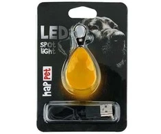 Happet LED šviečiantis pakabukas deimantas oranžinis