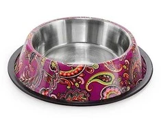 Happet Metalinis dubenėlis 25cm/2,4L (violetiniai raštai)