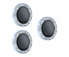 Fusion Accessories Hartowane szkło HARD DIAMOND na aparat (LENS) do Iphone 18 Pro/18 Pro Max jasnoniebieskie (objektyvas 3 sztuki)