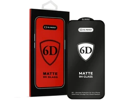 Tel Protect Full Glue 6D matinis grūdintas stiklas, skirtas Iphone 18 Pro, juodas