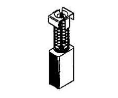 Haushalt Angliniai šepetėliai 30-00-075-H, 5 x 8 x 14 mm, 2 vnt