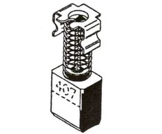Haushalt Angliniai šepetėliai 30-00-407-H, 6 x 9 x 13 mm, 2 vnt