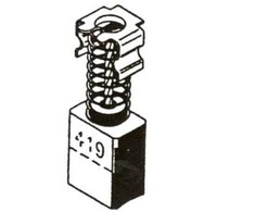 Haushalt Angliniai šepetėliai 30-00-419-H, 6 x 9 x 13,5 mm, 2 vnt