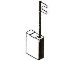 Haushalt Angliniai šepetėliai 30-06-011-H, 6,3 x 10 x 17 mm, 2 vnt