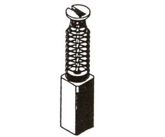 Haushalt Angliniai šepetėliai 30-06-021-H, 6,3 x 6,3 x 17 mm, 2 vnt