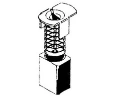 Haushalt Angliniai šepetėliai 30-14-009-H, 6 x 8,5 x 13 mm, 2 vnt
