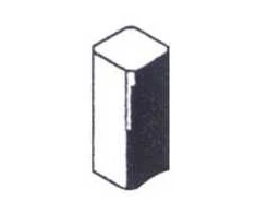 Haushalt Angliniai šepetėliai 30-19-023-H, 5 x 5 x 12 mm, 2 vnt