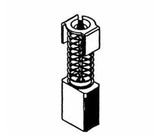 Haushalt Angliniai šepetėliai 30-19-027-AV, 6,3 x 12,5 x 36 mm, 2 vnt