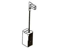 Haushalt Angliniai šepetėliai 30-20-020-H, 6,4 x 8 x 15 mm, 2 vnt