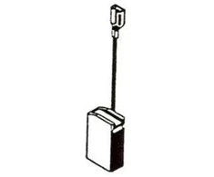 Haushalt Angliniai šepetėliai 30-20-024-A, 5 x 10 x 16 mm, 2 vnt