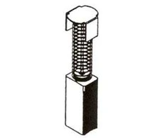 Haushalt Angliniai šepetėliai 30-99-047-H, 8,5 x 11 x 27 mm, 2 vnt