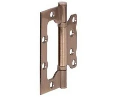 Haushalt Durų lankstas, 100 x 75 x 2.5 mm, sendinto žalvario spal.