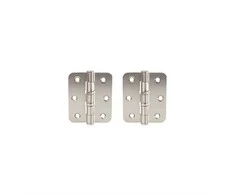Haushalt Durų lankstas, 63 mm x 75 mm x 2.5 mm, nikelio sp. 2 vnt.