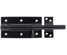 Haushalt Durų skląstis, 120 mm, juodos spalvos