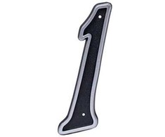 Haushalt Numeris "1", plastikinis, juodos spalvos, 150 mm