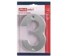 Extralink Haushalt Numeris "3", nerūdijančio plieno, 145 mm