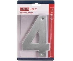 Haushalt Numeris "4", nerūdijančio plieno, 145 mm