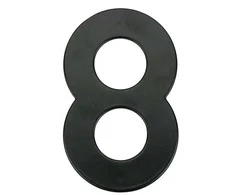 Haushalt Numeris "8", matinės juodos spalvos, 145 mm