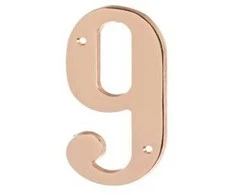 Monroe Haushalt Numeris "9", žalvarinis, 145 mm