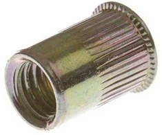 Haushalt Plieninės kniedinės veržlės, įleidžiamos M8 16,6 mm, 20 vnt.