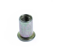 Haushalt Plieninės kniedinės veržlės, lygios M4 9,7 mm, 20 vnt.