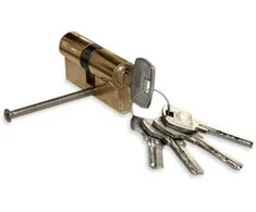 Haushalt Spynos cilindras, 65 mm, 30×35 mm, padengtas žalvariu