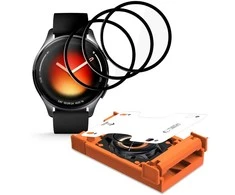 HIBRIDINIS STIKLAS Tech-Protect EASY SET FLEX+ 3-PACK XIAOMI WATCH 5 Juodas