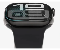 Hibridinis stiklas Tech-Protect Glass FLEX+ 2-PACK HUAWEI WATCH FIT 5 PRO Juodas
