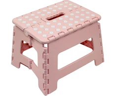 Home &amp; Styling Collection sulankstoma neslystanti taburetė rožinės spalvos