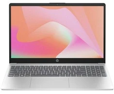 Nešiojamas kompiuteris Hewlett Packard (HP) HP 15-fd0066nw - Core i3-N305 | 15,6"-FHD | 8GB | 512GB | be OS | Sidabrinė